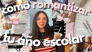 CÓMO ROMANTIZAR TU AÑO ESCOLAR 🩰🧸✨ Bonitos Apuntes Un año escolar como pinterest utilies aesthetic [upl. by Yzzik]