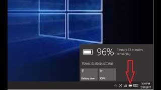 How to Fix Battery Icon Not Showing in Taskbar Windows 10817 [upl. by Aeikan]