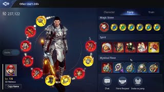 MIR4  ARBALIST lvl129 219K PS VS WARRIOR lvl 136 237K PS 4 LEGEND GEAR amp 1 LEGEND SPIRIT [upl. by Yahsel]