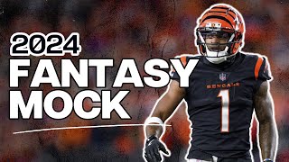 A 2024 Fantasy Football Mock Draft [upl. by Lib]