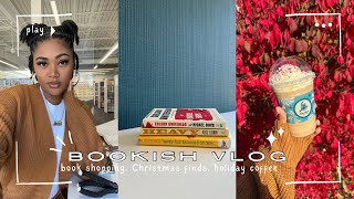 Bookish vlog  half price books returning library books Dollar Tree run [upl. by Nikolia]