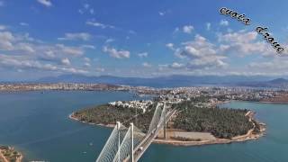 Chalkida Greece Aerial video [upl. by Kalle29]