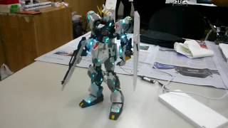 튜닝타임즈 프라모델 강좌 영등포팀 이몸전용 송기명님의 Bandai LED Custom MG 1100 NuGundam 반다이 뉴건담 LED 튜닝 커스텀 [upl. by Sumner940]