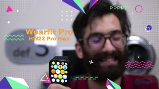 O meu primeiro SmartWatch HW22 Pro Max da Wearfit Pro Que faz tudo e é um SmartWatch low coslt [upl. by Kung311]