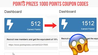 Points prizes 1000 Points Referral Link 2020 [upl. by Anizor]