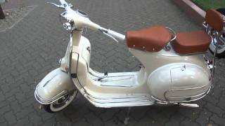 Retro Classic Vespa VBB 150cc in Ivory Cream  ID SV086  wwwstarvespacom [upl. by Colley963]