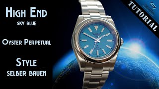 personalisierte High End Uhr im Oyster Style  Automatik Sellita SW200  Tutorial mit DIY Uhrenbauer [upl. by Chabot217]