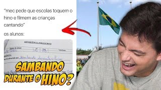 RESPOSTAS DE PROVAS MAIS ENGRAÇADAS  HINO NACIONAL 10 [upl. by Nnairet]