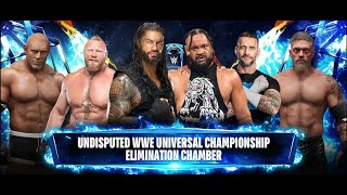 FULL MATCHUndisputed universal championship Elimination chamber match [upl. by Zoba541]