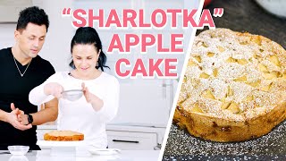 quotSharlotkaquot Apple Pie Recipe French Apple Cake [upl. by Irami301]