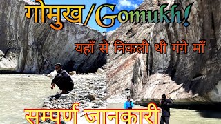 Gomukh Gangotri गोमुख गंगोत्री Gangotri GlacierGomukh Gangotri Tapovan गोमुख की पूरी जानकारी [upl. by Housen]