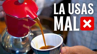 CAFETERA ITALIANA los ERRORES que cometes al usarla RESUELTOS  Guía para hacer el Mejor CAFÉ [upl. by Ojyma]