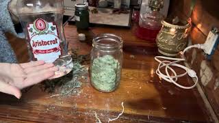 USNEA  old man beard TINCTURE Make at home your own antibiotics [upl. by Fasto869]