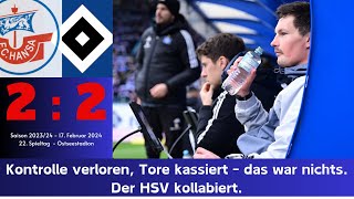 Scholles Blitzfazit  FC Hansa Rostock 22 HSV  22 Spieltag  Saison 20232024  121 [upl. by Coshow]