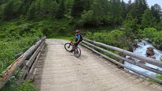 Discesa Adrenalinica in EBike KTM nelle Alpi del Trentino  Malga Maleda Alta in Val di Rabbi [upl. by Shamus508]