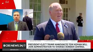 Tom Homan supports mass deportations by deporting families together focusing on safety threats [upl. by Ramed]