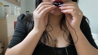 ASMR ❤️‍🔥자극주의‼️ 마이크 물기 탭핑 mic nibbling tapping [upl. by Anua]