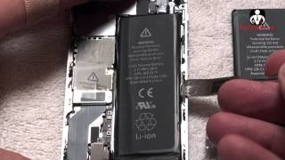 How To Easily Remove Install amp Replace an Apple iPhone 4S Battery [upl. by Oeflein]