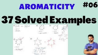 Aromaticity  Aromatic Compounds  Aromaticity Soled Examples  Aromaticity PYQ  Yogi Joshi [upl. by Hessney]