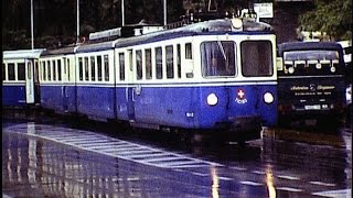 La Centovallina 1981 Acqua Alta a Locarno  Centovallibahn  Narrow gauge railway [upl. by Engenia]