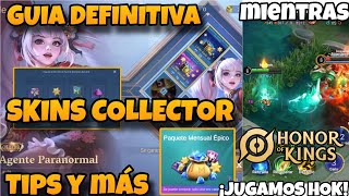 GUÍA DEFINITIVA SKIN COLLECTOR MLBB MIENTRAS JUGAMOS HOK [upl. by Ellissa]