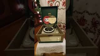 Hoppybellbox Dansette Major record player 2 Christmas 2024 [upl. by Ariec]