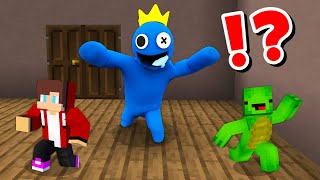 JJ and Mikey in RAINBOW FRIENDS ROBLOX CHALLENGE in Minecraft  Maizen Minecraft [upl. by Lazos]