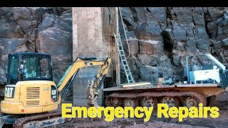 Emergency Repairs on Ash Creek Reservoir We have to beat the oncoming storm Pineapple Express [upl. by Alenas]