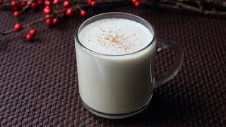 Homemade Eggnog Recipe – How to Make Classic Christmas Eggnog [upl. by Aztinaj754]