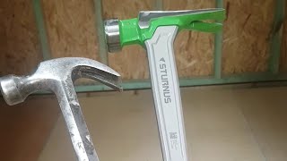 Testing out one if these Sturnus 13oz claw hammers up at Donegal Shepherd Huts [upl. by Zedekiah]