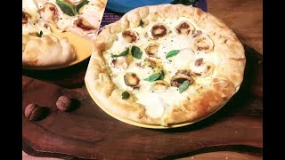 بيتزجبنة الماعز عسل القشدة الطرية على طريقة بيتزا هت👌pizza au fromage de chèvre miel [upl. by Khalsa]