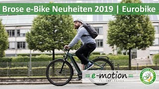 Brose eBike Neuheiten 2019  Drive S Mag  Eurobike 2018 [upl. by Egni342]