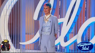 Ziggy Full Performance amp Judges Comments  American Idol 2024 Auditions Week 2 S22E02 [upl. by Frey]