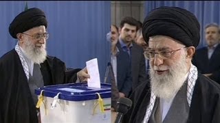 Elezioni Iran prima sfida KhameneiAhmadinejad [upl. by Yoral409]