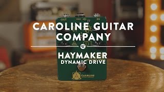 Caroline Guitar Company Haymaker Drive  Reverb Demo Video [upl. by Jerold]