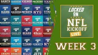 NFL Kickoff Live  Giants v 49ers Reaction Jets break Pats curse Saints Bucs Falcons all 20 [upl. by Gahan]