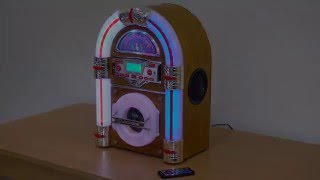 Steepletone Jive Rock Sixty Light Table Top Jukebox [upl. by Merry]