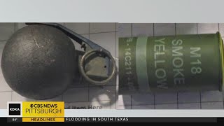 Two grenades confiscated at Pittsburgh International Airport [upl. by Groscr]