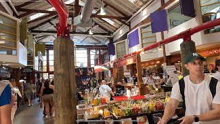 🇨🇦4KVancouver Walk 🚶🏿Granville Island Public Market [upl. by Anima741]