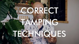 How do you tamp coffee The most consistent tamping technique for espresso coffee [upl. by Jesh]