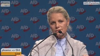 Vorstellungsrede von Doris v SaynWittgenstein auf dem Bundesparteitag der AfD 2017 [upl. by Sheline]