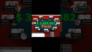 Finale des großen Pokerturniers mit einem Preisgeld von 3485982 Dollar poker [upl. by Silin]