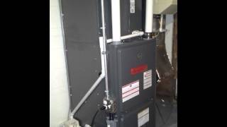 GOODMAN High Efficiency Gas Furnace Installation [upl. by Weissberg]