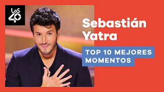 TOP10 MEJORES MOMENTOS de SEBASTIÁN YATRA en LOS40  LOS40 [upl. by Ahseiuqal]