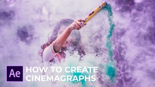 Create Amazing CINEMAGRAPHS with VIDEO in After Effects  Tutorial [upl. by Mairam]