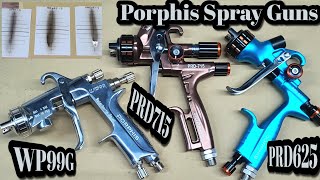 Porphis Spray Guns PRD715 PRD625 amp WP99 Quality Chinese Guns  I Think So [upl. by Anora]