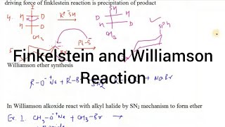 Finkelstein and Williamson Reaction I Alkyl Halide I Particles Academy [upl. by Braynard]