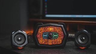 Altec lansing ALGS 9702 Desktop speaker Review VS Sonic Gear iOX 3 [upl. by Ambie]