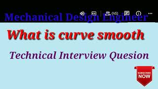 What is Curve Smooth in CATIA Mechanical Design Engineer Technical Interview Questions [upl. by Anaugal]