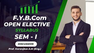 FYBCom  English  Open Elective  SEMI  syllabus Discussion English [upl. by Eet]